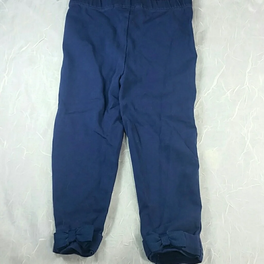 Ralph Lauren leggings bow blue 24 month
